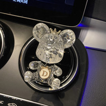 Applicable Benz BMW on-board perfume cute little bear car air conditioning air outlet clip fragrant lavender interior decoration supplies