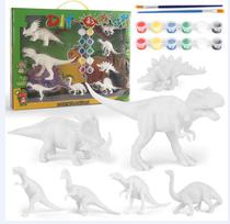 Dream Tong workshop Children diy handmade creative educational toys white embryo color diy dinosaur painting kindergarten