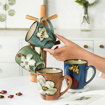 Cup ceramic mug creative personality home breakfast cup Milk Cup coffee cup simple office drinking cup