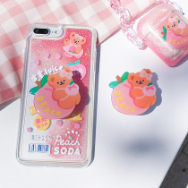 Semi-cooked jade water honey peach flowing sand soft shell iPhone12 applicable Huawei mate30 mobile phone shell p40pro