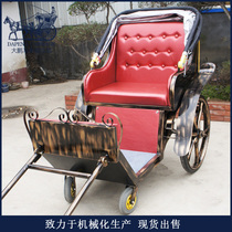 Deposit Horse-drawn rickshaw Sheep pull car Four-wheeled dwarf horse-drawn car Childrens park passenger pull pony pull car