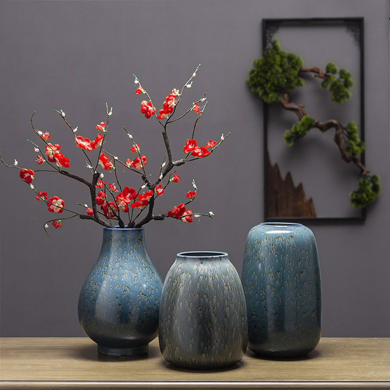 New Chinese style American - style jingdezhen ceramic vase furnishing articles sitting room porch decoration to the hotel a home stay facility flower flower crafts