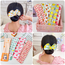 Childrens twist clip Clipper Summer Girl ball hair jewelry tremble sound with bow headdress baby Princess clip