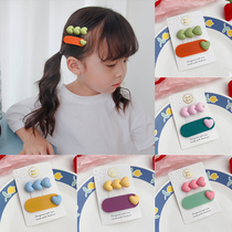 Korean version of children hairclip love color little girl bbclip Korean Princess broken hairclip girl baby Net red headdress