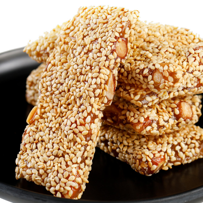 重庆特产产地直供周万章花生牛皮糖500g芝麻牛皮糖500g券后128元包邮