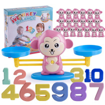 Digital baby monkey pig baby children addition and subtraction arithmetic learning kindergarten teaching props toy Balance Balance Scale