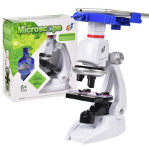Simulation of primary school students experimental equipment 1200 times biological microscope specimen toy children science with mobile phone holder