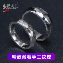925 pure silver ring couple a pair of handmade gifts to send boyfriend index finger ring female design Finger Ring Male