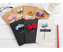 Bestie Small Card Message Card Handwriting Sensation SheChat Fresh Mini Customized Woman Congratulates Gift Dried Flower Graduates