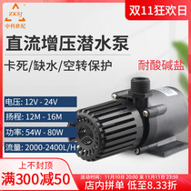 zksj CHD 55E high temperature acid-resistant alkali resistant corrosion 12V24v miniature unscrubbed DC dive pump