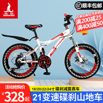 Phoenix brand childrens bicycle boy middle and big child 18 20 22 24 inch mountain bike variable speed race bicycle girl