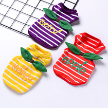 Full cotton Pet kitty Puppy clothes teddy Beaumethan Bear Vest Summer Thin cut short cut clear cabin 13-15 catty