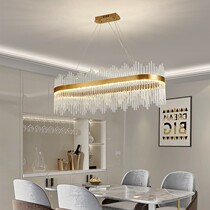 Light luxury post-modern simple living room chandelier Bedroom new dining room lamp Crystal room chandelier Lighting lighting villa