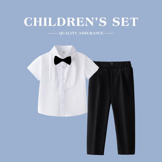 Children's dress boy flower boy summer suit suit handsome boy British style host piano performance suit
Children's dress boy flower boy summer suit suit handsome boy British style host piano performance suit