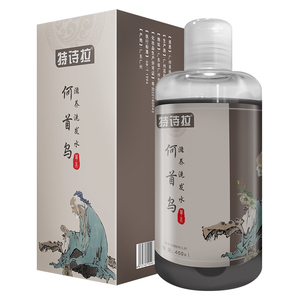 何首乌白发变黑发洗发水中草药本白发克星神器纯植物自然转黑男女
