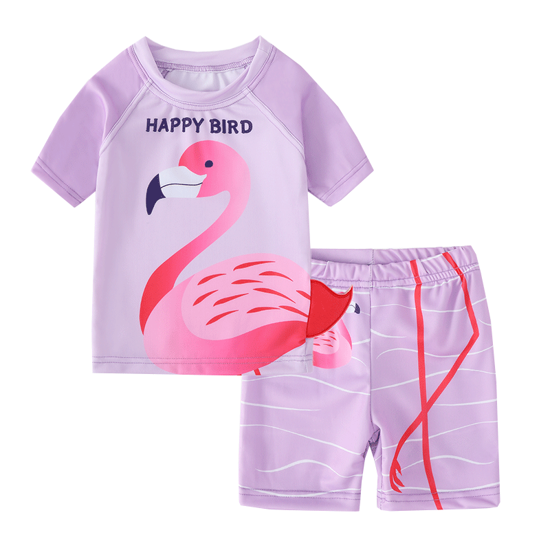 Girls' swimsuit, baby split, children's short sleeved swimsuit, girls' and children's baby swimsuit summer set Girls' swimsuit, baby split, children's short sleeved swimsuit, girls' and children's baby swimsuit summer set