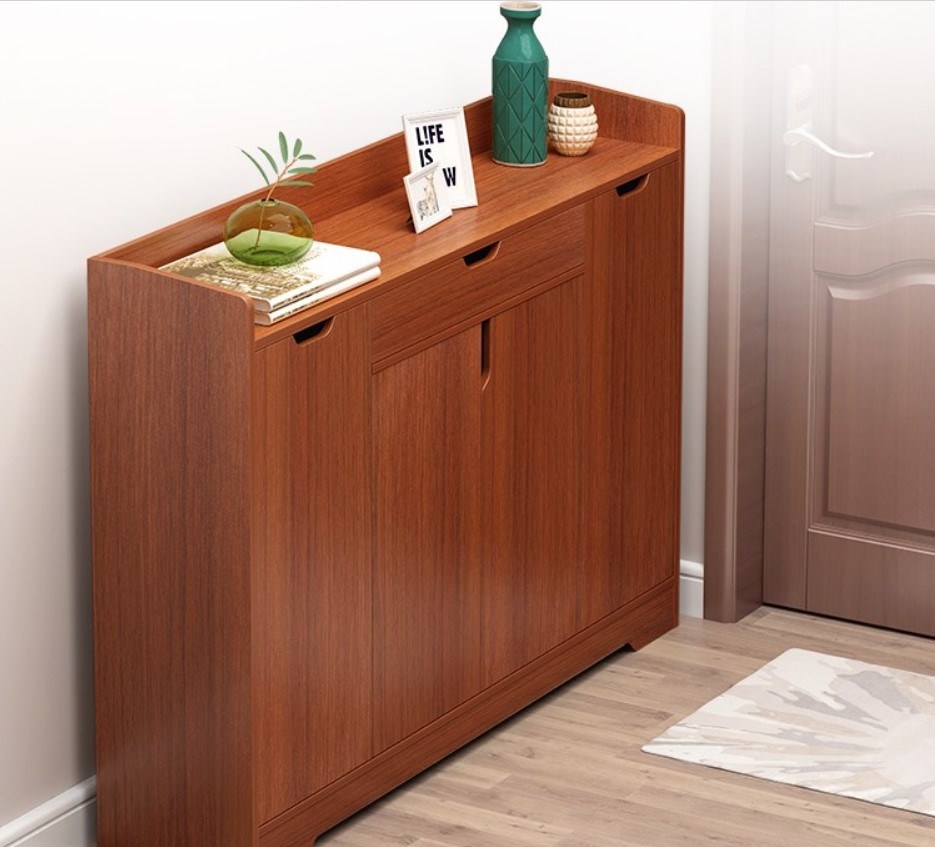 家用鞋柜鞋拒门口木质多层层带木头放在家门口鞋柜