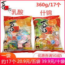 Joy Groom Children Fruit Lactic Acid Jelly 360g Snack Pudding Mango Strawberry Fragrant Orange Lychee Peach Corn Flavor