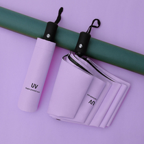 Fully automatic sun umbrella sunscreen Anti-UV umbrellas Female sunny and rain dual-use folding male large number Custom Inprint logo