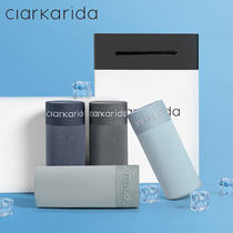 Clarkarida mens underwear mens ice silk summer thin breathable non-markings boxed boxed
