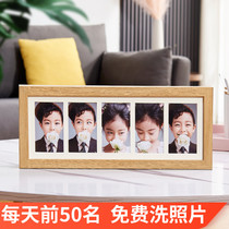 Triple combination creative palace baby photo frame photo custom table decoration photo washing photo frame