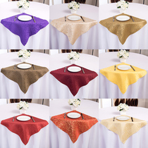 Hotel Restaurant Jacquard White Mouth Fabric Folded Flower Nape bussy Restaurant Brits with a Saliva Towel