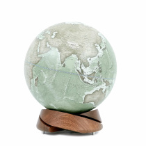 Beidou globe 25cm solid wood spiral base home retro creative office ornaments decoration gifts