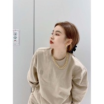 Casual Sports Suit 2021 New spring womens clothing foreign air Aging Fried Street Fashion SLIM TWO SUITS