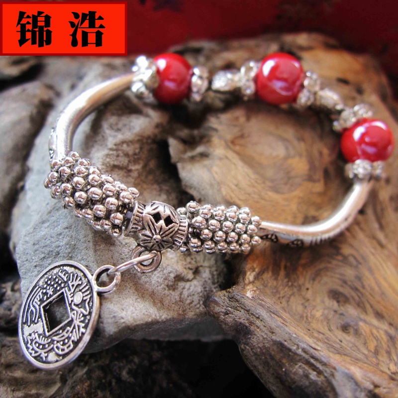 Jin hao ceramic bracelet with A manual MiaoYin Jin hao folk fine jewelry jewelry gift gift JingDe