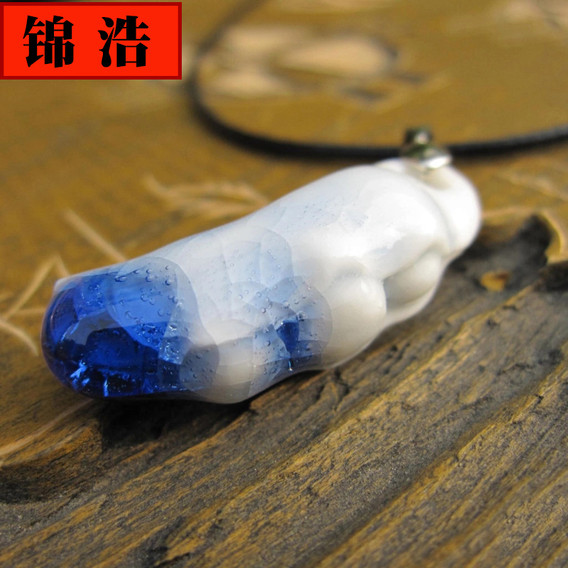 Jin hao small ceramic jewelry accessories can be female adult white sunflower whistle blowing move express necklace students