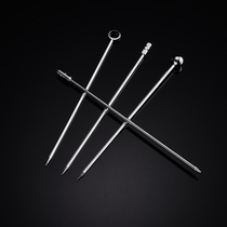 MrSlim Japanese stainless steel wine tag Cocktail pin Fruit fork Martini sign Olive sign Snack Candied fruit sign