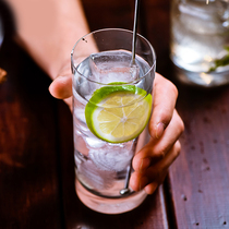 MrSlim Crystal Glass Whiskey Cup Colin Cup Gin Tonic Cup Cocktail Cup Juice cup Drink cup Water cup