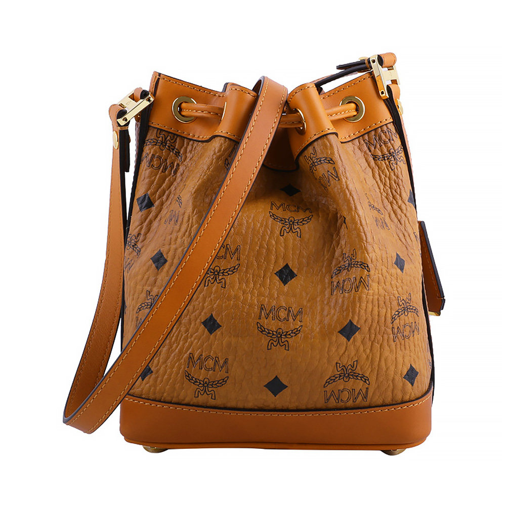 mcm女士pvc单肩包水桶包mwd6avi32