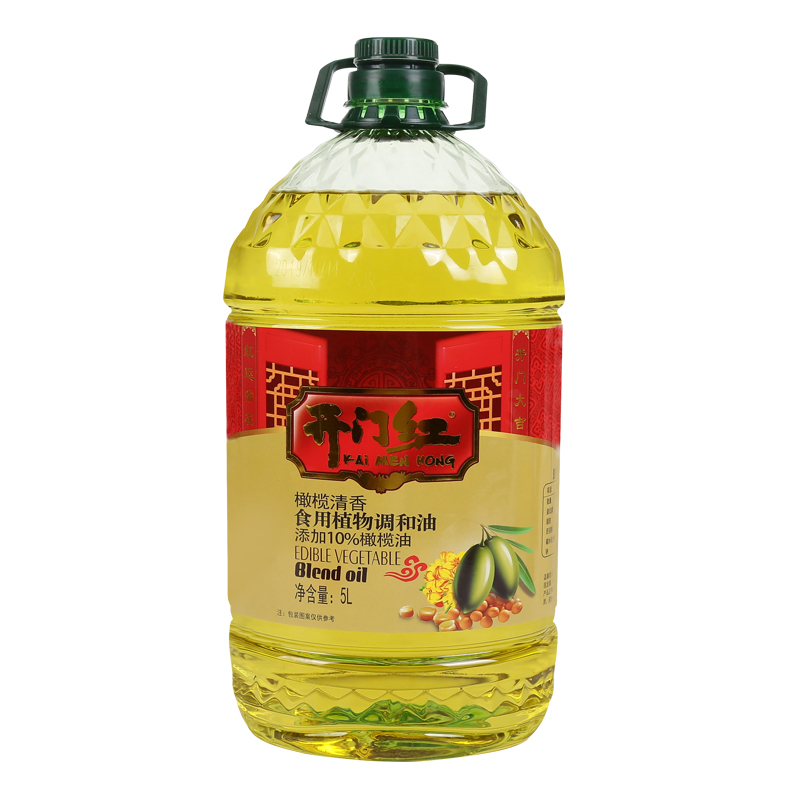 开门红旗舰店10%橄榄油食用油非转基因植物色拉油调和油橄榄油5L