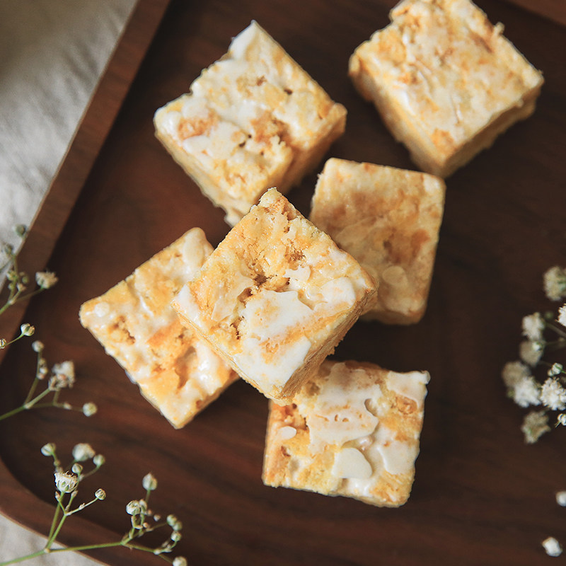 浔隐山 牛轧奶芙 蔓越莓风味小吃茶点休闲散装美食办公室茶点零食-淘