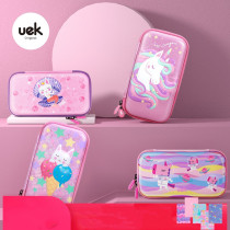 Girl Princess uek childrens pen bag primary school pencil box girl simple large capacity tide multifunctional stationery box