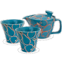Direct mail from Japan Direct mail from Japan Hasami ware hand-painted ceramics Suoshan kiln Jisu pot flower teapot teacup tea set