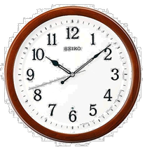 (Direct mail from Japan) Seiko Radio Automatic Time Wall Clock Wooden Brown 32 2×4 9cm
