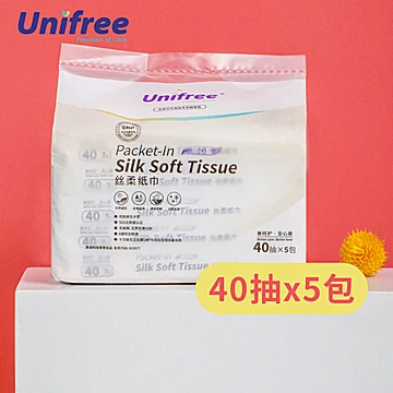 【拍4份24.9元】Unifree乳霜纸[5元优惠券]-寻折猪