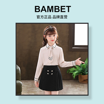 Italy BAMBET girls dress set children autumn big children autumn dress girls primary school children autumn dress