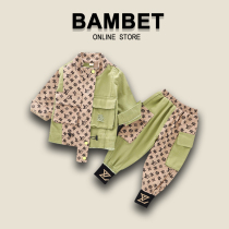 Italy BAMBET boys and girls autumn suit 2021 New Foreign trend autumn children two sets