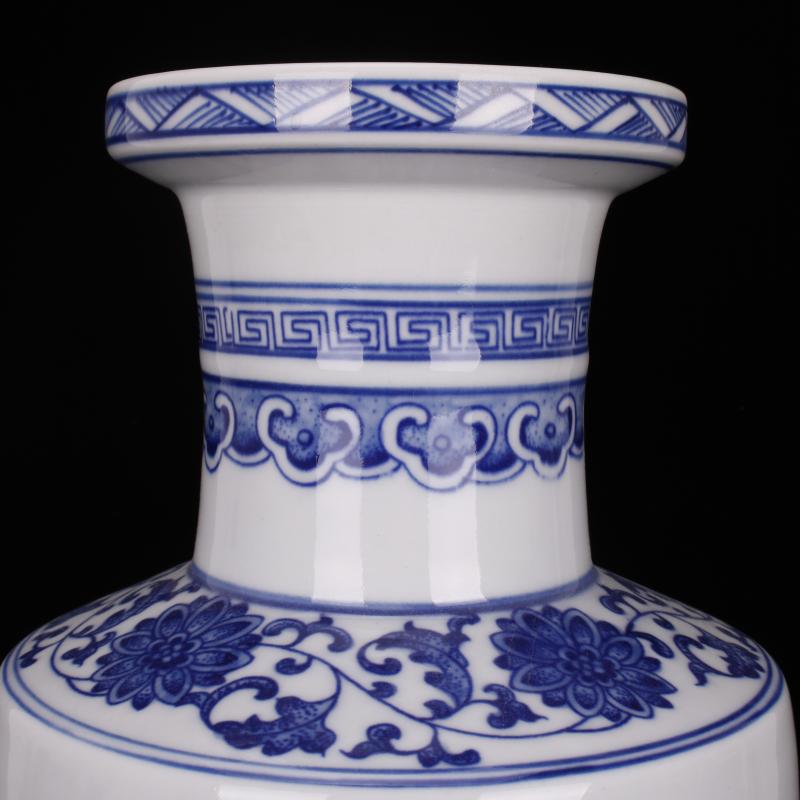 Jingdezhen imitation the qing pastel riches and honour peace were bottles of Chinese style restoring ancient ways to live in the sitting room porch TV decorative furnishing articles