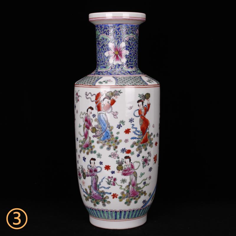 Jingdezhen imitation of the qing dynasty antique vases home furnishing articles of handicraft Chinese style restoring ancient ways furnishing articles for the collection