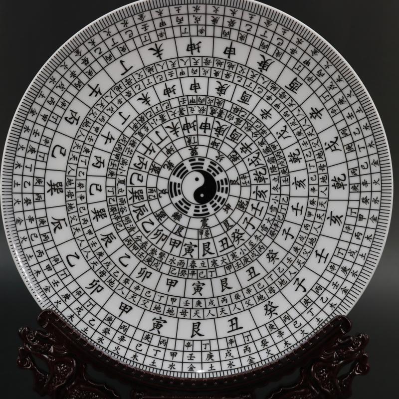 Archaize of jingdezhen porcelain gossip the qing qianlong com.lowagie.text.paragraph text lines porcelain plate of restoring ancient ways household adornment furnishing articles