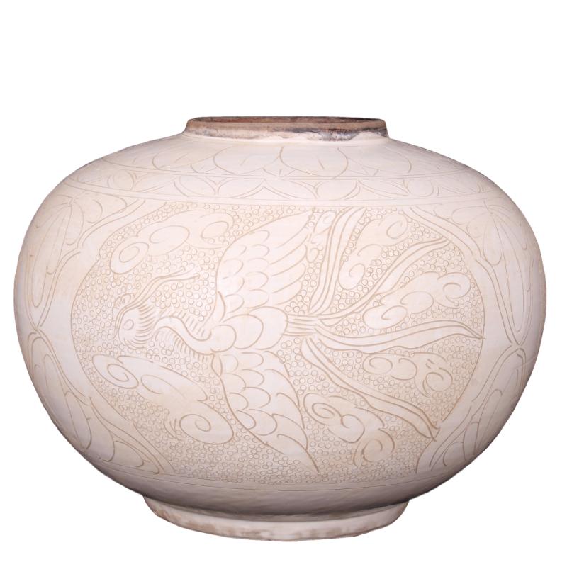 Magnetic state up jingdezhen imitation of the song dynasty carved phoenix design playing lanterns can of archaize antique antique ancient porcelain old furnishing articles