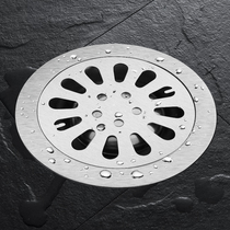 Gobijes round thick stainless steel deodorant floor drain toilet sewer floor drain balcony washing machine floor drain