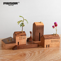 MUSOR Japanese-style chalet diffuser decoration aromatherapy house creative incense burner to send birthday gifts to boyfriend and girlfriend friends