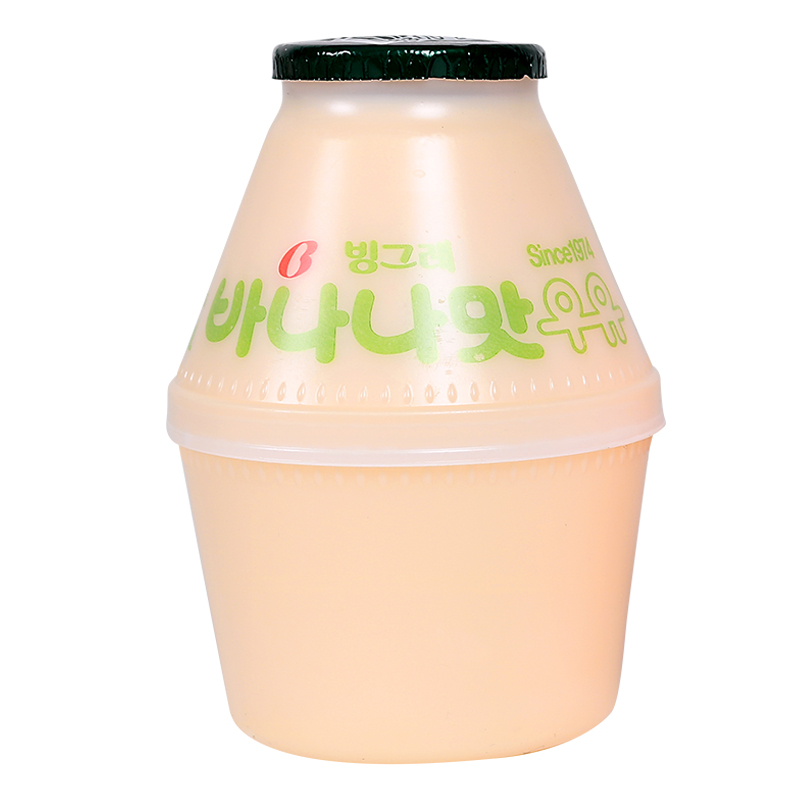 4 bottles of shipping bingerui lychee peach milk banana strawberry fresh 238ml net red imported korean yogurt