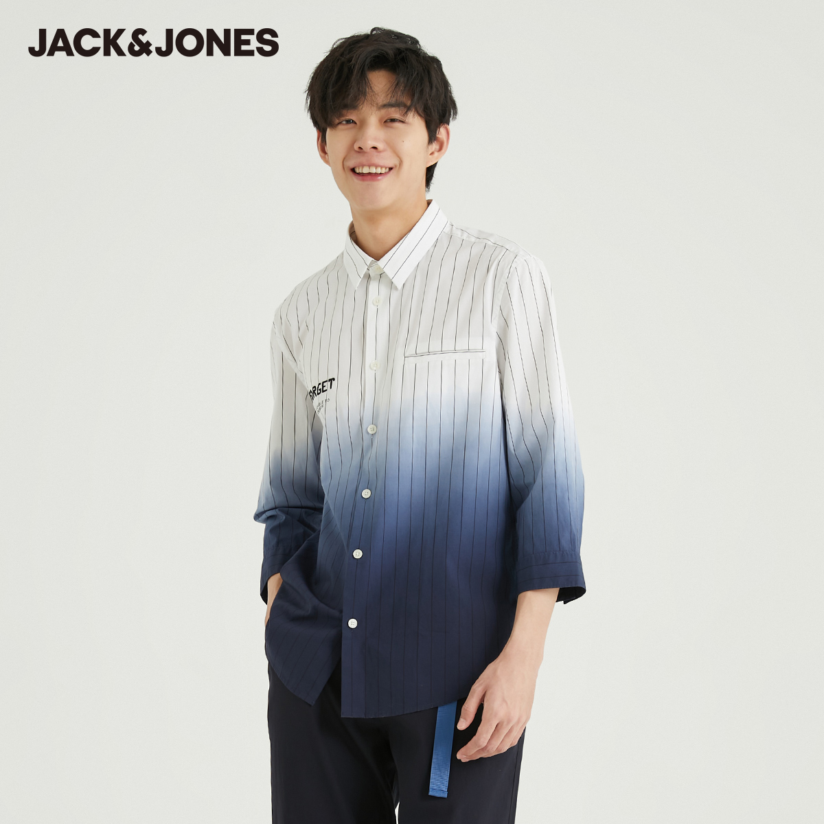 Jack Jones 杰克琼斯 男式宽松短袖衬衫 天猫优惠券折后¥89包邮(¥119-30)16款可选