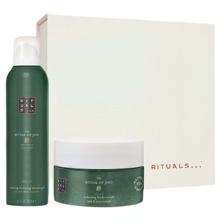 Rituals怡式身体清洁礼盒沐浴露+磨砂膏天然植萃滋润